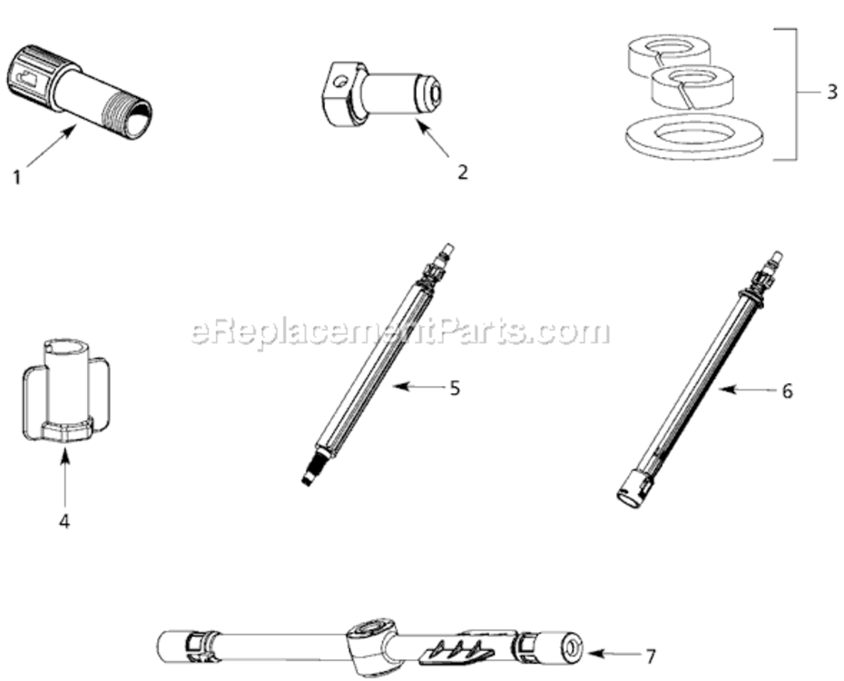 Page A Diagram and Parts List for PW109500  Campbell Hausfeld Pressure Washer